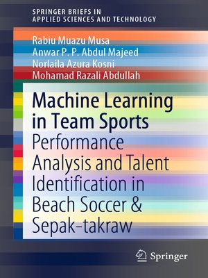 cover image of Machine Learning in Team Sports